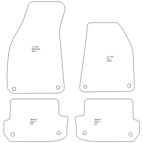 Audi A4 Cabriolet Car Mats